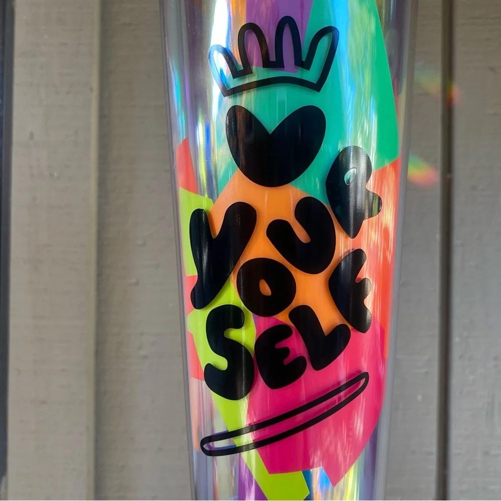 Retired Starbucks x Shae Anthony Love Yourself limited edition cold tumbler